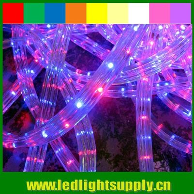 220v ডিআইপি 3 তারের 11x17 মিমি সমতল LED দড়ি লাইট স্বচ্ছ পিভিসি সঙ্গে