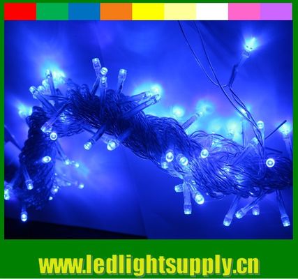 12 ভি হোয়াইট LED ক্রিসমাস লাইট 100 বাল্ব 10m / সেট ইনডোর এবং আউটডোর