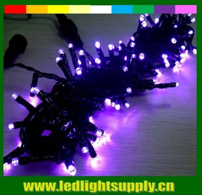 শক্তিশালী পিভিসি 100 বাল্ব 12v LED স্ট্রিং আলোর উষ্ণ সাদা বহিরঙ্গন জন্য