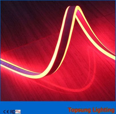 80LED/m জলরোধী ডাবল সাইড ফ্লেক্স LED নিওন লাইট 12V হলুদ রঙ