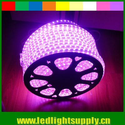 পাইকারি বিক্রয় এসি LED 110V স্ট্রিপ নমনীয় LED রিবন 5050 smd গোলাপী 60LED/m স্ট্রিপ