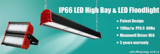 নতুন ডিজাইন বিস্ফোরণ-প্রতিরোধী রৈখিক LED উচ্চ বে হালকা Topsung 150W