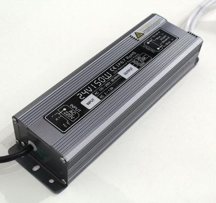 উচ্চ মানের LED ড্রাইভার জলরোধী IP67 24v 150w পাওয়ার সাপ্লাই LED নিওন ট্রান্সফরমার বিক্রয়ের জন্য
