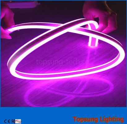 গোলাপী রঙের 240V LED ডাবল সাইড নমনীয় নিওন স্ট্রিপ লাইট 8*17mm বহিরঙ্গন ব্যবহার