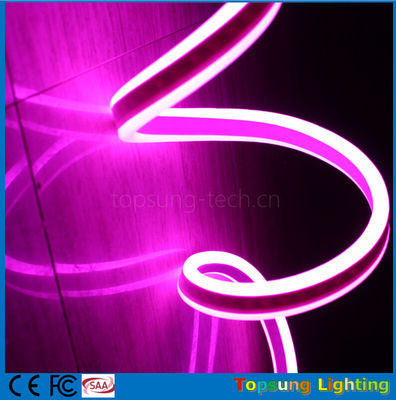 গোলাপী রঙের 240V LED ডাবল সাইড নমনীয় নিওন স্ট্রিপ লাইট 8*17mm বহিরঙ্গন ব্যবহার