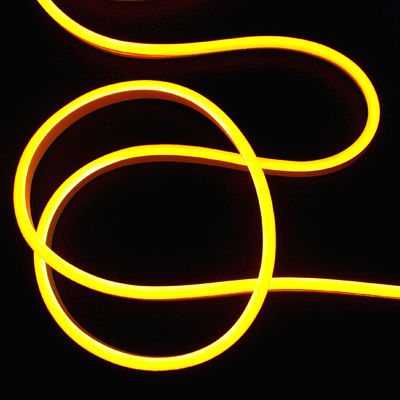 12 ভি সুপার মিনি LED নমনীয় নিওন স্ট্রিপ হালকা হলুদ লাইটস ক্রিসমাস সজ্জা smd দড়ি 6 * 13mm সিলিকন