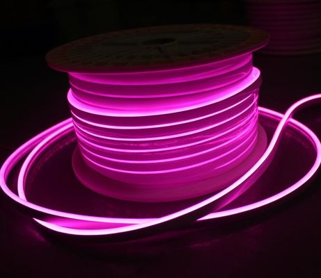 12 ভোল্ট গোলাপী LED নিওন ফ্লেক্স মিনি 6 মিমি 2835 এসএমডি লাইট স্ট্রিপ