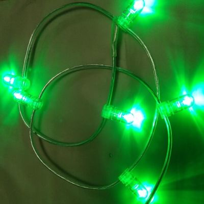 ব্র্যান্ড 100m 12v Fairy string 666 LED IP67 কম ভোল্টেজের জন্য হালকা সবুজ স্ফটিক LED স্ট্রিং