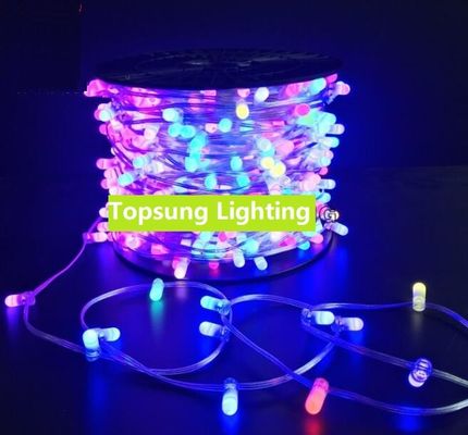 বহিরঙ্গন স্ট্রিং 100M LED গার্ল্যান্ড ক্রিসমাস সজ্জা 12v ছুটির দিন বিবাহের পার্টি পরী আলো